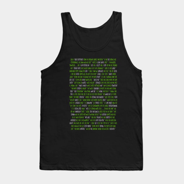 Beetlejuice the Musical Quotes Tank Top by TheatreThoughts